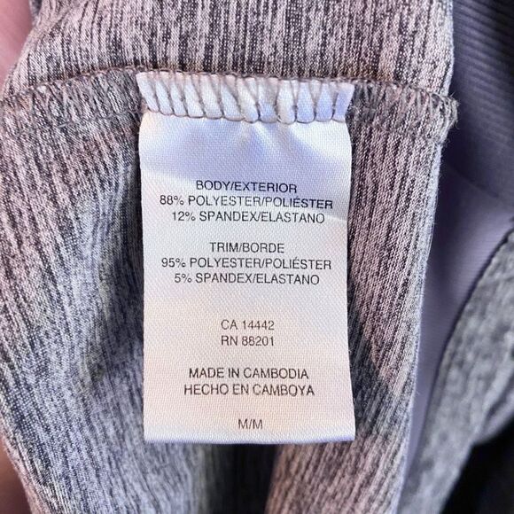 Mondetta Womens Luxury Hoodie Performance Pullover stretch Purple Gray Medium - Picture 8 of 9